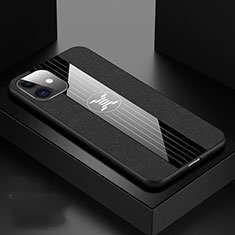 Custodia Silicone Ultra Sottile Morbida 360 Gradi Cover C04 per Apple iPhone 11 Nero