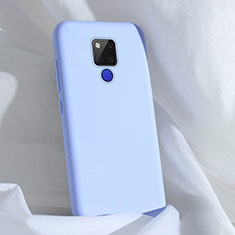 Custodia Silicone Ultra Sottile Morbida 360 Gradi Cover C04 per Huawei Mate 20 X 5G Cielo Blu