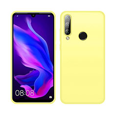 Custodia Silicone Ultra Sottile Morbida 360 Gradi Cover C04 per Huawei Nova 4e Giallo