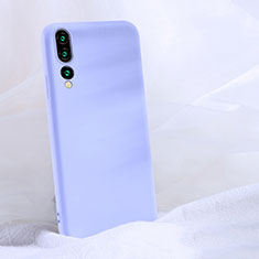 Custodia Silicone Ultra Sottile Morbida 360 Gradi Cover C04 per Huawei P20 Pro Viola