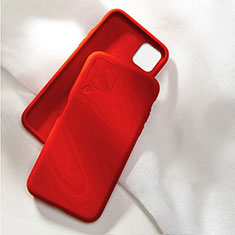Custodia Silicone Ultra Sottile Morbida 360 Gradi Cover C04 per Huawei P40 Lite Rosso