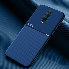 Custodia Silicone Ultra Sottile Morbida 360 Gradi Cover C04 per Oppo R17 Pro Blu