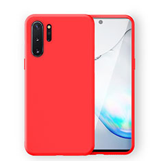 Custodia Silicone Ultra Sottile Morbida 360 Gradi Cover C04 per Samsung Galaxy Note 10 Plus Rosso
