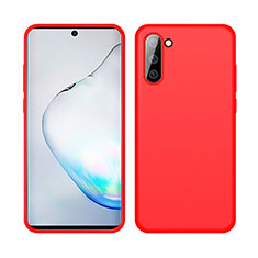 Custodia Silicone Ultra Sottile Morbida 360 Gradi Cover C04 per Samsung Galaxy Note 10 Rosso
