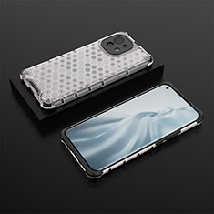 Custodia Silicone Ultra Sottile Morbida 360 Gradi Cover C04 per Xiaomi Mi 11 Lite 4G Bianco