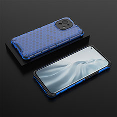 Custodia Silicone Ultra Sottile Morbida 360 Gradi Cover C04 per Xiaomi Mi 11 Lite 4G Blu