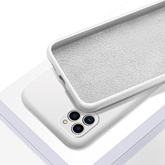 Custodia Silicone Ultra Sottile Morbida 360 Gradi Cover C05 per Apple iPhone 11 Pro Bianco