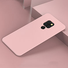 Custodia Silicone Ultra Sottile Morbida 360 Gradi Cover C05 per Huawei Mate 20 Oro Rosa