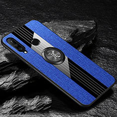 Custodia Silicone Ultra Sottile Morbida 360 Gradi Cover C05 per Huawei Nova 4e Blu