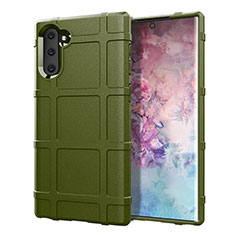 Custodia Silicone Ultra Sottile Morbida 360 Gradi Cover C05 per Samsung Galaxy Note 10 5G Verde