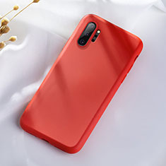 Custodia Silicone Ultra Sottile Morbida 360 Gradi Cover C05 per Samsung Galaxy Note 10 Plus Rosso