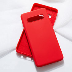 Custodia Silicone Ultra Sottile Morbida 360 Gradi Cover C05 per Samsung Galaxy S10 Rosso