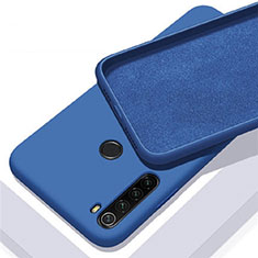 Custodia Silicone Ultra Sottile Morbida 360 Gradi Cover C05 per Xiaomi Redmi Note 8 (2021) Blu