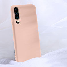 Custodia Silicone Ultra Sottile Morbida 360 Gradi Cover C06 per Huawei P30 Arancione