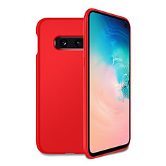 Custodia Silicone Ultra Sottile Morbida 360 Gradi Cover C06 per Samsung Galaxy S10e Rosso