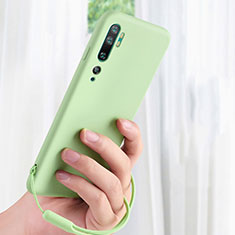 Custodia Silicone Ultra Sottile Morbida 360 Gradi Cover C06 per Xiaomi Mi Note 10 Pro Verde