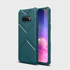 Custodia Silicone Ultra Sottile Morbida 360 Gradi Cover C07 per Samsung Galaxy S10e Verde