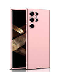Custodia Silicone Ultra Sottile Morbida 360 Gradi Cover D02 per Samsung Galaxy S24 Ultra 5G Oro Rosa