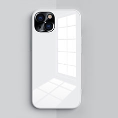 Custodia Silicone Ultra Sottile Morbida 360 Gradi Cover G01 per Apple iPhone 13 Bianco