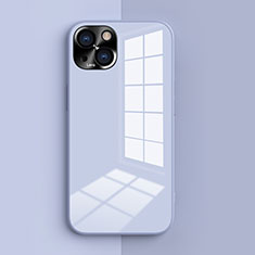 Custodia Silicone Ultra Sottile Morbida 360 Gradi Cover G01 per Apple iPhone 13 Cielo Blu