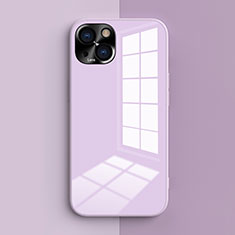 Custodia Silicone Ultra Sottile Morbida 360 Gradi Cover G01 per Apple iPhone 14 Plus Lavanda