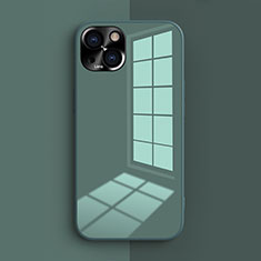 Custodia Silicone Ultra Sottile Morbida 360 Gradi Cover G01 per Apple iPhone 14 Plus Verde