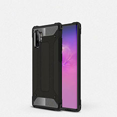 Custodia Silicone Ultra Sottile Morbida 360 Gradi Cover G01 per Samsung Galaxy Note 10 Plus 5G Nero