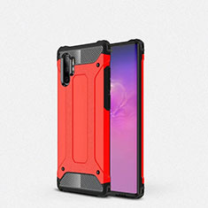 Custodia Silicone Ultra Sottile Morbida 360 Gradi Cover G01 per Samsung Galaxy Note 10 Plus 5G Rosso