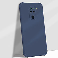 Custodia Silicone Ultra Sottile Morbida 360 Gradi Cover G02 per Xiaomi Redmi 10X 4G Blu