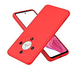 Custodia Silicone Ultra Sottile Morbida 360 Gradi Cover H01P per Huawei Honor Magic6 Lite 5G Rosso