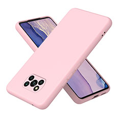 Custodia Silicone Ultra Sottile Morbida 360 Gradi Cover H01P per Xiaomi Poco X3 NFC Oro Rosa