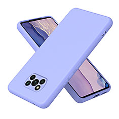 Custodia Silicone Ultra Sottile Morbida 360 Gradi Cover H01P per Xiaomi Poco X3 NFC Viola
