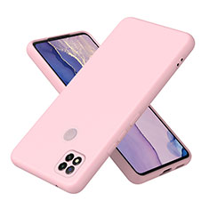 Custodia Silicone Ultra Sottile Morbida 360 Gradi Cover H01P per Xiaomi Redmi 9 Activ Oro Rosa