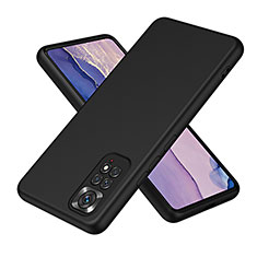 Custodia Silicone Ultra Sottile Morbida 360 Gradi Cover H01P per Xiaomi Redmi Note 11 Pro 5G Nero