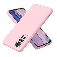 Custodia Silicone Ultra Sottile Morbida 360 Gradi Cover H01P per Xiaomi Redmi Note 11S 4G Oro Rosa