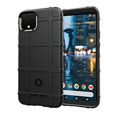 Custodia Silicone Ultra Sottile Morbida 360 Gradi Cover J01S per Google Pixel 4 XL Nero