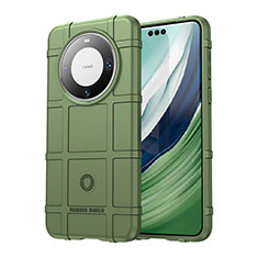 Custodia Silicone Ultra Sottile Morbida 360 Gradi Cover J01S per Huawei Mate 60 Pro+ Plus Verde