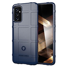 Custodia Silicone Ultra Sottile Morbida 360 Gradi Cover J01S per Samsung Galaxy A15 5G Blu
