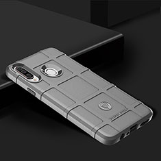Custodia Silicone Ultra Sottile Morbida 360 Gradi Cover J01S per Samsung Galaxy A20s Grigio
