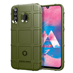 Custodia Silicone Ultra Sottile Morbida 360 Gradi Cover J01S per Samsung Galaxy A40s Verde