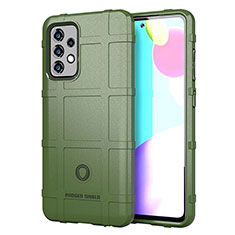 Custodia Silicone Ultra Sottile Morbida 360 Gradi Cover J01S per Samsung Galaxy A52 5G Verde