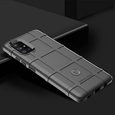 Custodia Silicone Ultra Sottile Morbida 360 Gradi Cover J01S per Samsung Galaxy A71 4G A715 Grigio