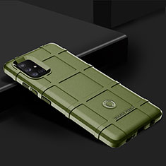Custodia Silicone Ultra Sottile Morbida 360 Gradi Cover J01S per Samsung Galaxy A71 4G A715 Verde