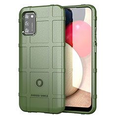 Custodia Silicone Ultra Sottile Morbida 360 Gradi Cover J01S per Samsung Galaxy M02s Verde