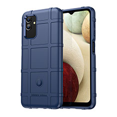 Custodia Silicone Ultra Sottile Morbida 360 Gradi Cover J01S per Samsung Galaxy M13 5G Blu
