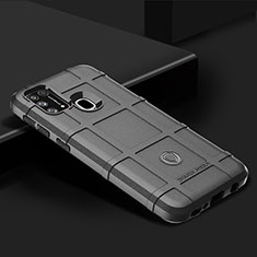 Custodia Silicone Ultra Sottile Morbida 360 Gradi Cover J01S per Samsung Galaxy M31 Grigio