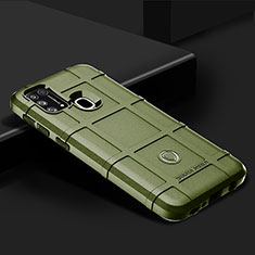 Custodia Silicone Ultra Sottile Morbida 360 Gradi Cover J01S per Samsung Galaxy M31 Prime Edition Verde