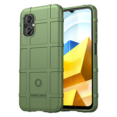 Custodia Silicone Ultra Sottile Morbida 360 Gradi Cover J01S per Xiaomi Poco M5 4G Verde