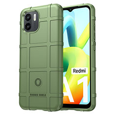 Custodia Silicone Ultra Sottile Morbida 360 Gradi Cover J01S per Xiaomi Redmi A1 Verde