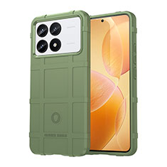 Custodia Silicone Ultra Sottile Morbida 360 Gradi Cover J01S per Xiaomi Redmi K70 Pro 5G Verde